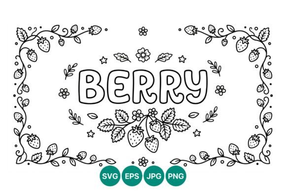 Berry Vine Line Art: Graphics & Illustrations for Brand Storytelling