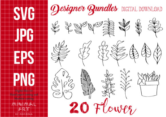 Flower Flora Clip-art Wall Art: Graphics & Illustrations for Sellers