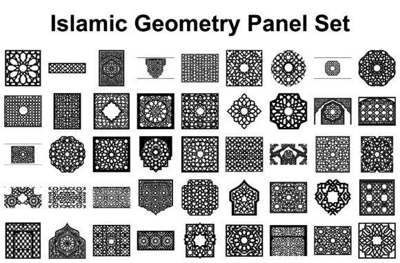 Islamic Geometry Panel Set