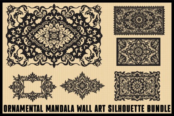 Mandala Wall Art Ornament Bundle for Modern Branding