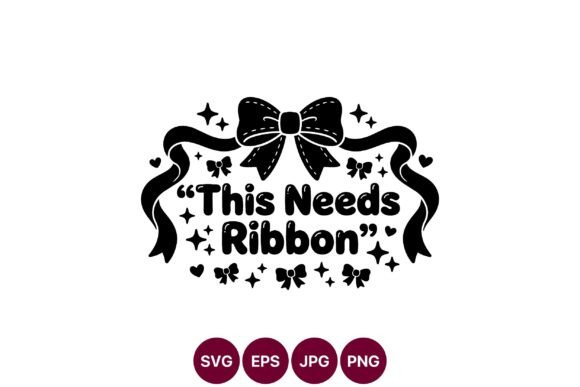 This Needs Ribbon Graphics for Playful Branding
